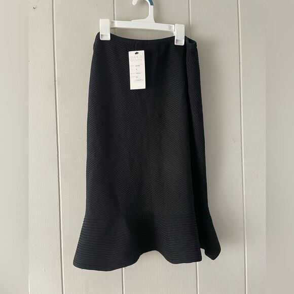 NWT black Sigrid Olsen black skirt - Picture 1 of 7